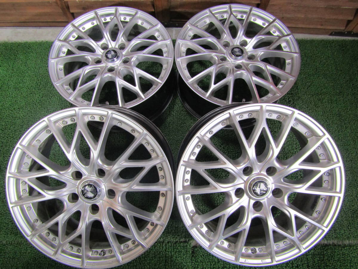 【得価，爆買い】 札幌発 最落なし クラウン等 MONZA WARWIC 17&times;7J +42 4本 売切(社外品)｜売買されたオークション情報、yahooの商品情報をアーカイブ公開 - オークファン 5穴