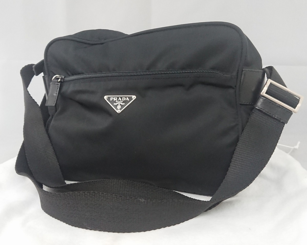 プラダ ショルダーバッグ PRADA ナイロン ブラック Re-Nylon | 中古 