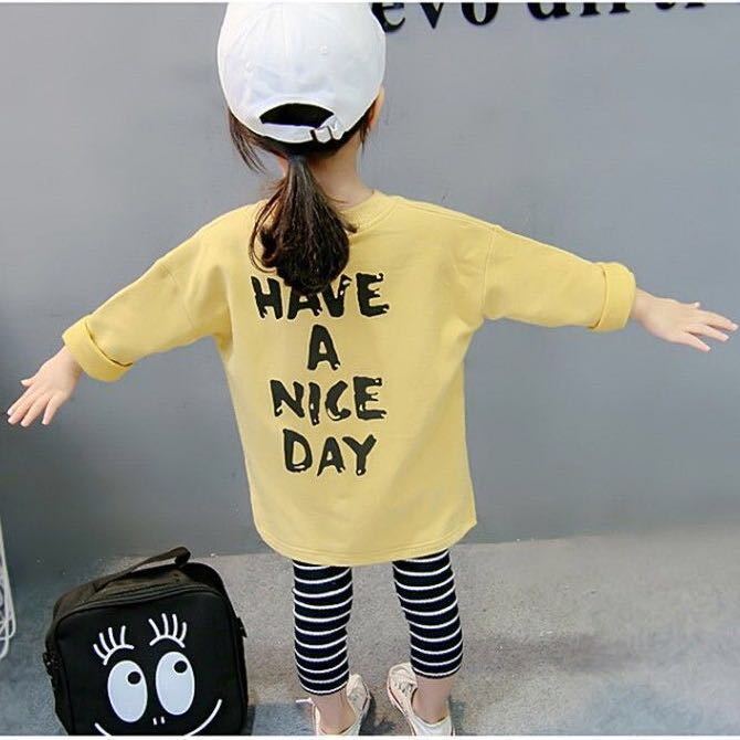 ベビーキッズトップス ニコちゃんロンt オーバーサイズ韓国子供服イエロー80 80 75 84cm 売買されたオークション情報 Yahooの商品情報をアーカイブ公開 オークファン Aucfan Com