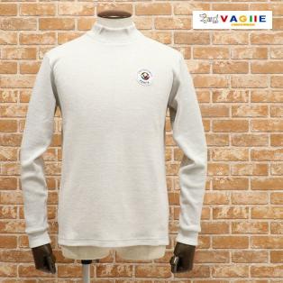 豊富な，低価 19秋冬/VAGIIE/50 XL サイズ/日本製ニットカットソー KEEP WARM ハイネック 蓄熱保温 ワッペン 快適 インナー ゴルフ /グレー/by335/(セーター)｜売買されたオークション情報、yahooの商品情報をアーカ セーター