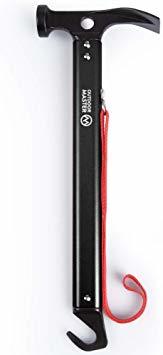 【人気，お買い得】 ブラックハンマー＋ブルー滑り止めテープ OUTDOORMASTERペグハンマー テントハンマー キャンプハンマー 高炭素鋼 ハン(ペグハンマー)｜売買されたオークション情報、yahooの商品情報をアーカイ ペグハンマー