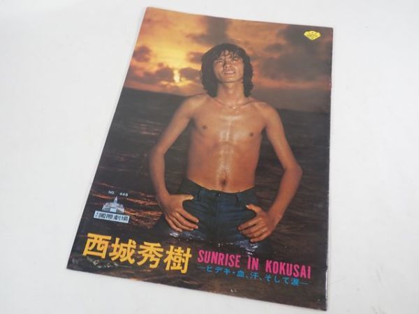 最新作，定番人気 SB17 西城秀樹 浅草国際劇場 SUNRISE IN KOKUSAI ヒデキ 血 汗 そして涙 リサイタル パンフレット 1974年 昭和49年 写真集 送:B/60(男性タレント)｜売買されたオークション情報、yahooの商品情報をアー その他