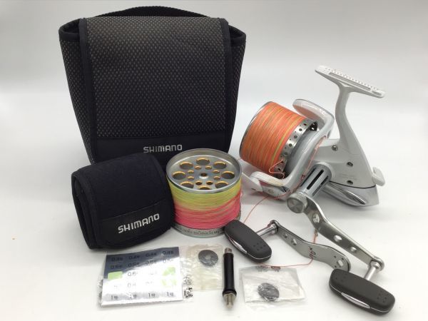  0901-187K⑤4909 SHIMANO シマノ SUPER AERO TECHNIUM MG スーパーエアロテクニウム スプール ハンドル他 付属品付き(シマノ)｜売買されたオークション情報、yahooの商品情報をアーカイブ公開 - オークフ シマノ