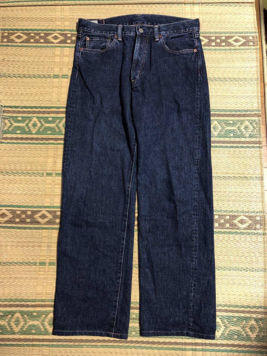 【激安大特価，豊富な】 BOBSON ボブソン PURE DENIM W32 デニム ジーンズ 山羊革パッチ 脇割 ZIP UP 濃紺 90年代終盤 レア 廃盤 アメカジ ファッション(ボブソン)｜売買されたオークション情報、yahooの商品情報をアーカイブ ボブソン