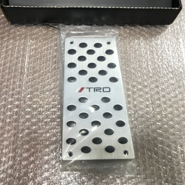 4☆ TOYOTA トヨタ TRD アルミペダル 20系 AT用 アルファード ヴェルファイア ノア ヴォクシ プリウス ヴィッツ 4点セット はめ込み式 汎用_2