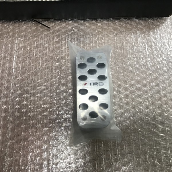 4☆ TOYOTA トヨタ TRD アルミペダル 20系 AT用 アルファード ヴェルファイア ノア ヴォクシ プリウス ヴィッツ 4点セット はめ込み式 汎用_3