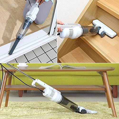  シルバー 24.5×12.5×114cm 掃除機 アイリスオーヤマ 軽量スティッククリーナー 2WAY サイクロン式 すきまノ_6