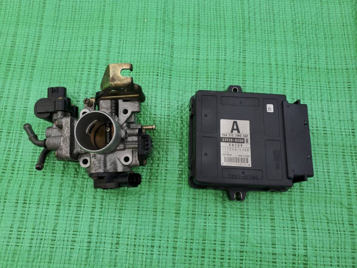 Kei　HN12S　HN21S　エンジンコンピューター　スロットルボディ Kei HN21S 〆keiエンジンコンピューターHN21Sケイワークス  Kei・HN11S⁄HN12S⁄HN21S エンジンコンピュータの交換（スズキ エンジンコンピューター