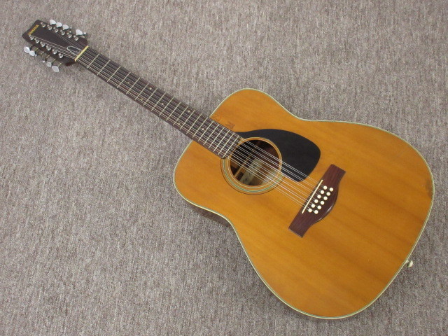 FG-230 Yamaha acoustic 12-string label red Rare guitar. vintage