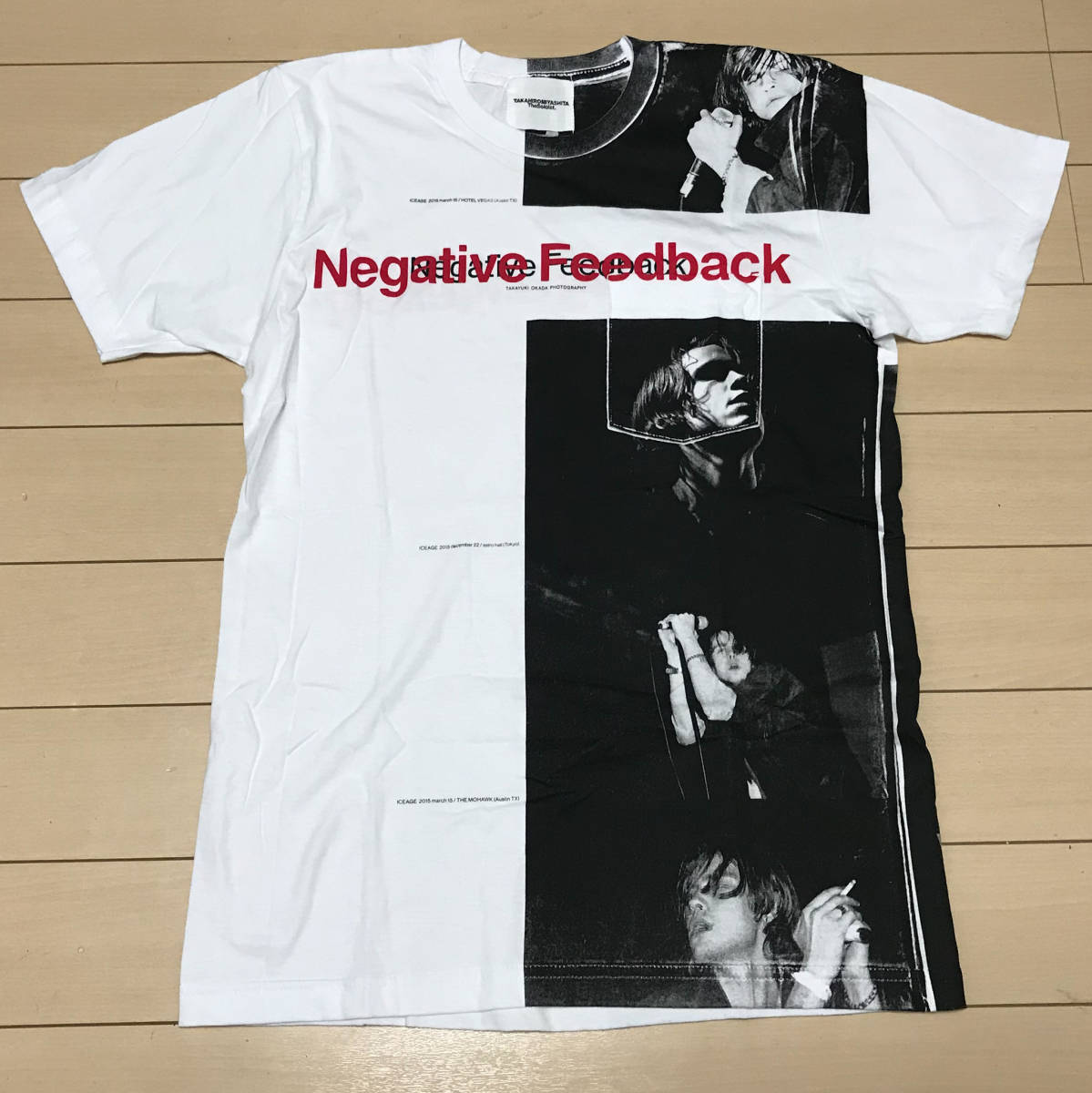 Takahiro Miyashita The Soloist Takayuki Okada タカヒロミヤシタ ソロイスト 岡田貴之 Negative Feedback Tシャツ ホワイト M 3サイズ 売買されたオークション情報 Yahooの商品情報をアーカイブ公開 オークファン Aucfan Com