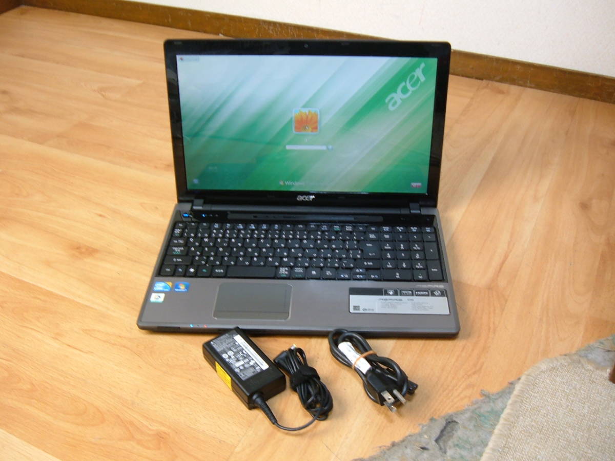 エイサー ノートパソコン ASPIRE 5745-A54E/K/中古特価美品 エイサー ASPIRE 5745-A54E⁄K⁄中古特価美品 Acer Aspire ノート