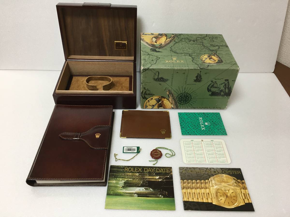 ROLEX 赤いケースと付属品セット ROLEXの箱、取説書のみの通販はau