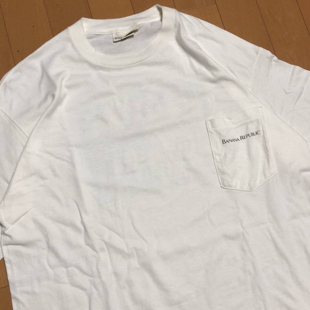 90s USA製 BANANA REPUBLIC ポケット Tシャツ /検 80s 00s vintage 