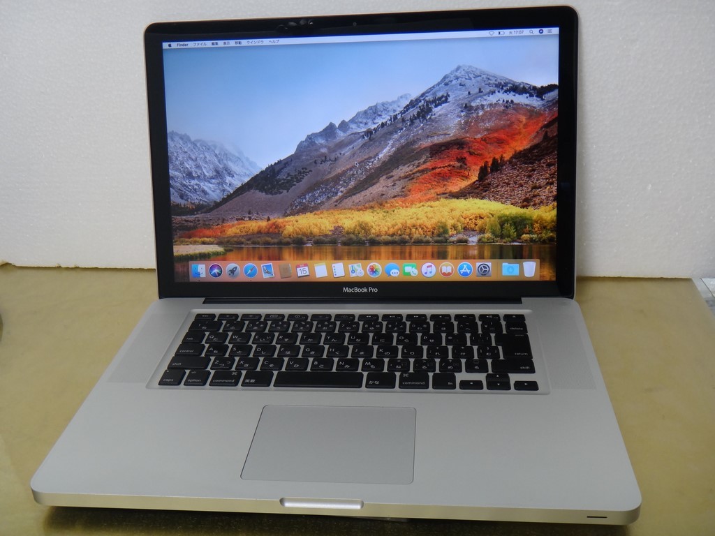 MacBook Pro 15インチ 2010年モデル A1286 MacBook Pro A1286(15-inch， Mid 2010) Intel Core i5 2.40GHz/8GB