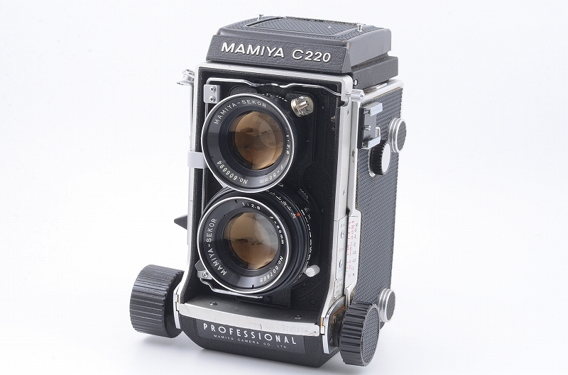 MAMIYA C220 Professional 80mm F3.7 二眼レフ Mamiya C220 80mm Lens with Camera | TLR Mamiya-Sekor f2.8 &amp