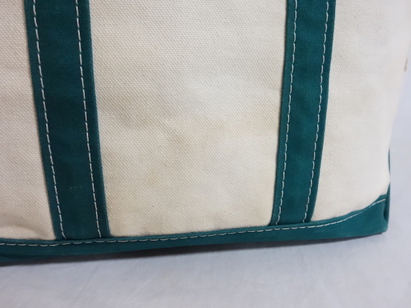 L.L.BEAN レザー ハンドル カタディン ボート アンド トート　美品 80's L.L.Bean BOAT AND TOTE レザーハンドル ジップトップ