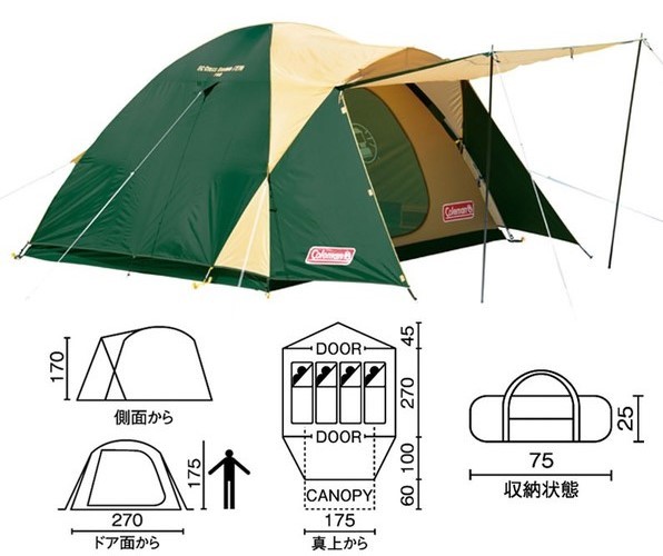 コールマン テント BCクロスドーム270 Coleman - 0 BCクロスドーム ドーム 美品 新品未使用品 4〜5人用 4-5人用Coleman 2026年最新コールマン クロスドーム270 LS様専用☆新品未使用未開封☆BC 美品コールマン
