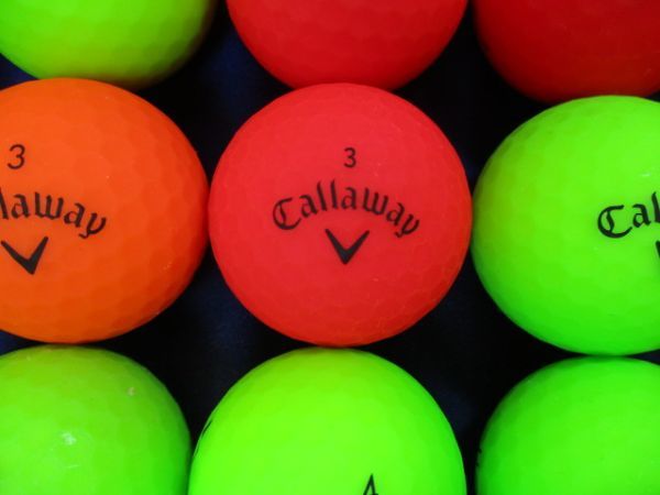 【お得，品質保証】 1207 特A級 キャロウェイ Callaway SUPER SOFT/HOT マットカラー 30個(30個～)｜売買されたオークション情報、yahooの商品情報をアーカイブ公開 - オークファン ボール