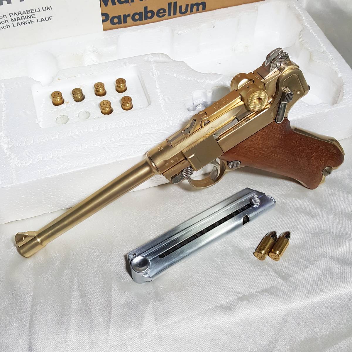 マルシン ルガー P-08 6インチ SMG刻印 合法 金属製 モデルガン P-08