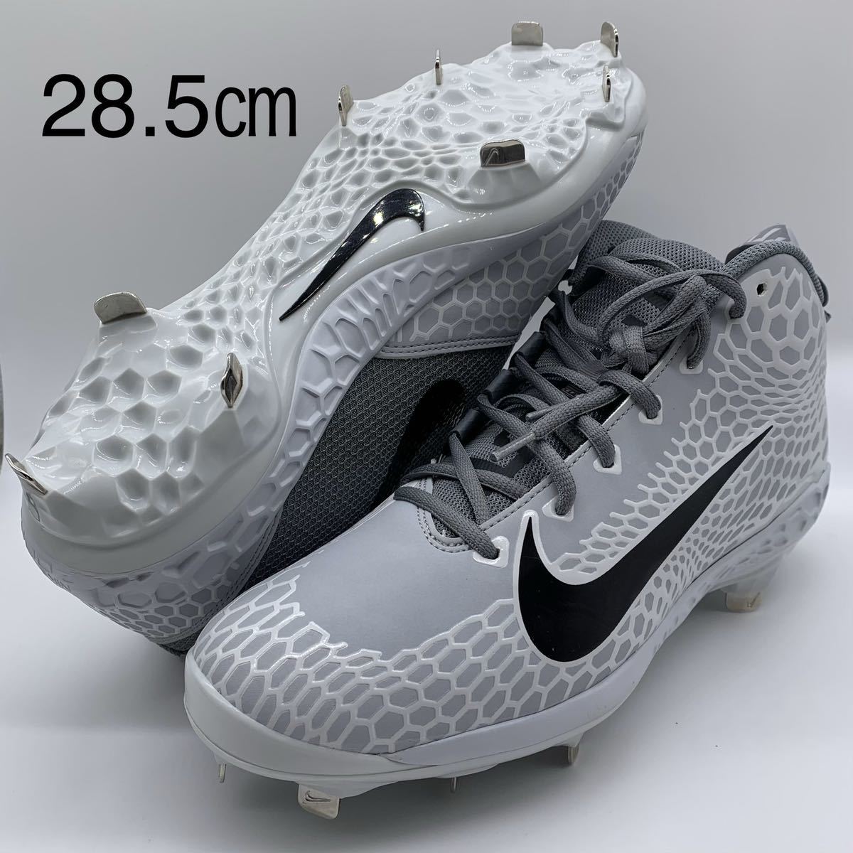  日本未発売 NIKE トラウトモデル 野球 スパイク グレー 28.5㎝(28.5cm)｜売買されたオークション情報、yahooの商品情報をアーカイブ公開 - オークファン 大人用