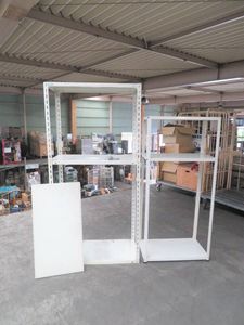 Y-U11】来店・引き取り限定♪メタルラック☆2台 セット☆中古品
