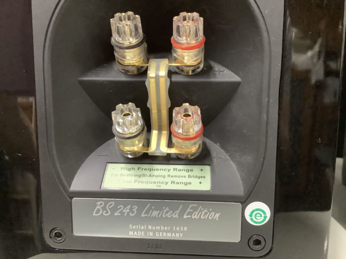 ELAC BS243 Limited Edition ハイグロスブラック スピーカー 家電、AV