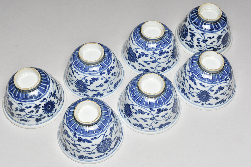 京焼 煎茶道具 造 青華 平安 煎茶碗 煎茶器 共箱 京焼