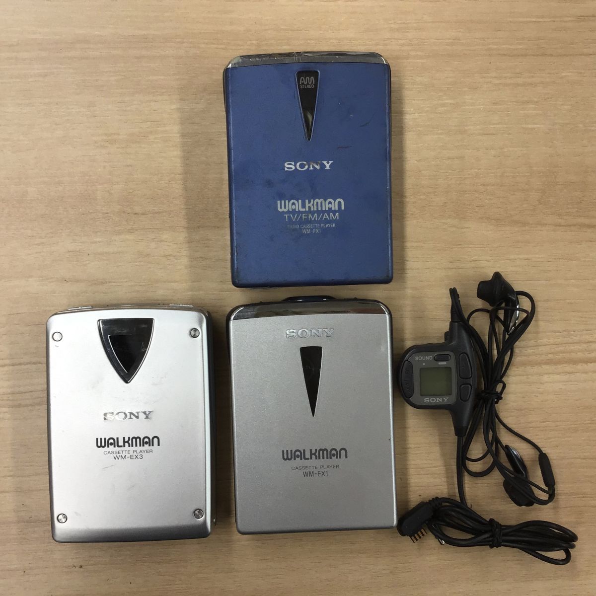 9894W] SONY WALKMAN WM-EX1 WM-EX3 WM-FX1 カセットプレーヤー
