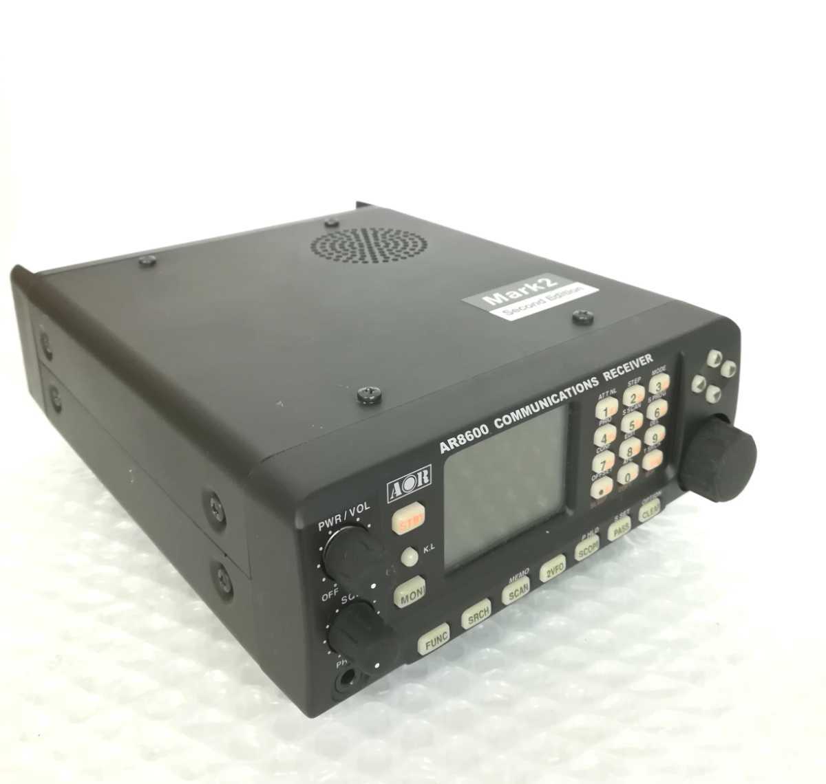☆AOR 卓上型 広帯域受信機 AR8600mk2 SSB受信可（現状