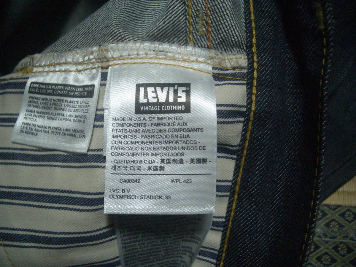 米国製 リーバイス 501XX 1944年モデル 44501-0068 34 LEVI