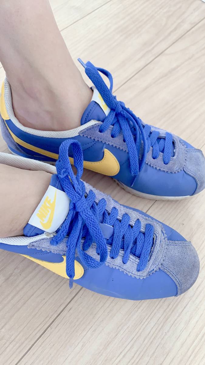 Nike スニーカー お洒落 ブルー 使用感 難あり 24 5cm 売買されたオークション情報 Yahooの商品情報をアーカイブ公開 オークファン Aucfan Com