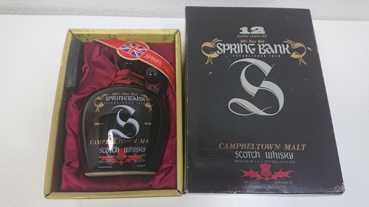 最新作，人気セール 熊本 古酒 未開栓 スプリングバンク12年 陶器ボトル 750ｍｌ43度 箱付き(スコッチ)｜売買されたオークション情報、yahooの商品情報をアーカイブ公開 - オークファン スコッチ