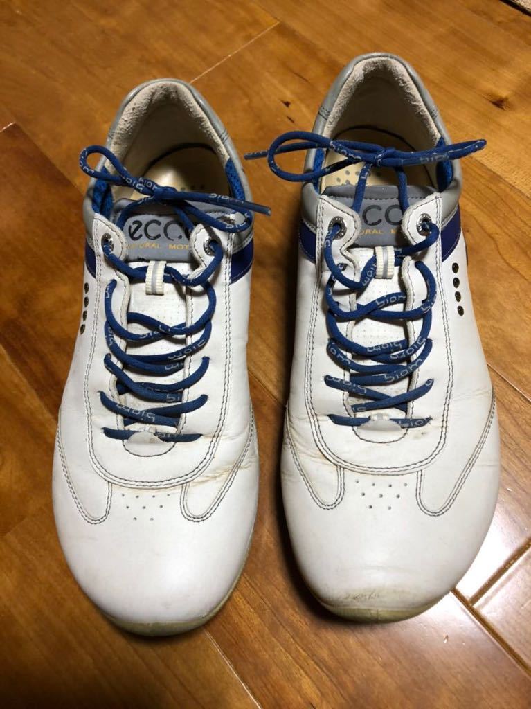 eccoゴルフシューズ 41 エコー ECCO 41 25.5～26.0cm エコー ゴルフ シューズ バイオム エイチ