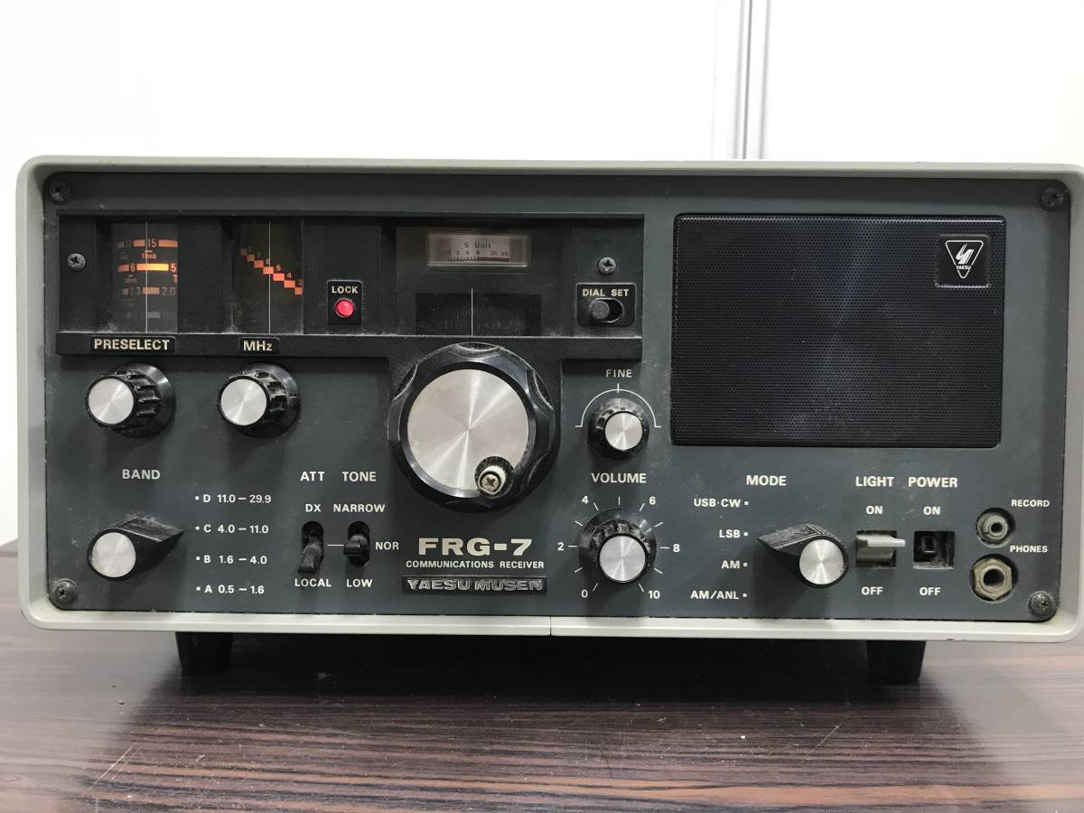 YAESU FRG-7 COMMUNICATIONS RECEIVER コミュニケーションレシーバー