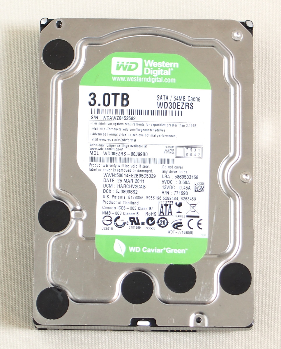 WesternDigital 3TB SATA WD30EZRS 3.5インチ 01 Western Digital