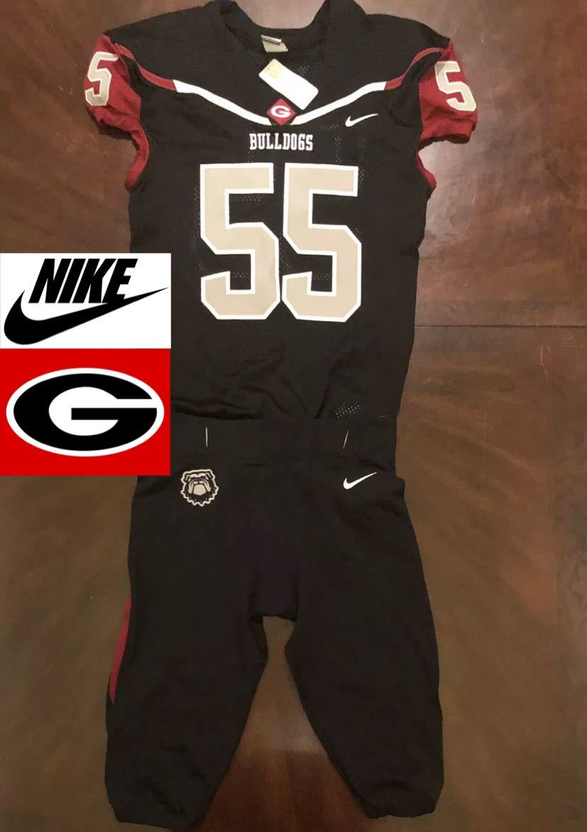 激レア NIKE ジョージア大学 アメフト ユニフォーム 上下セット L(ジャージ)｜売買されたオークション情報、yahooの商品情報をアーカイブ公開 - オークファン ジャージ