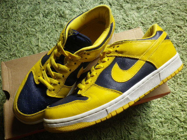 美品☆99年製 NIKE DUNK LOW ナイキダンク 9h 27.5cm 箱付き varsity