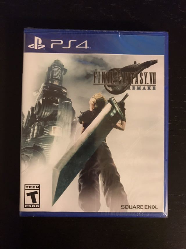 PS4 プレステ4ソフト 品名 FINAL FANTASY VII REMAKE 北米版 状態 新品未開封