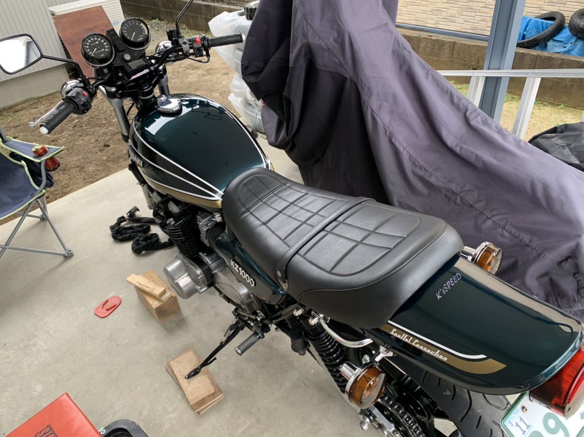 バナナシート kz1000 z1 z2 Kawasaki カワサキ KZ1000外し 純正ベース