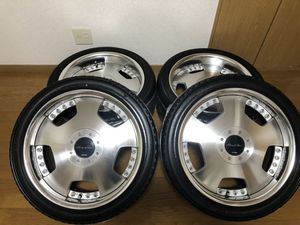 ワーク ユーロライン 17インチ8j9j がかっ 4穴5穴PCD114.3