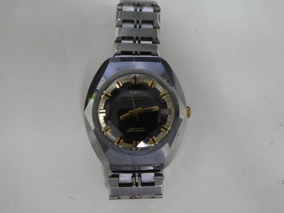 得価 レトロ アンティーク テクノス deluxe borazon 自動巻き 腕時計 ジャンク 激安1円スタート(テクノス)｜売買されたオークション情報、yahooの商品情報をアーカイブ公開 - オークファン テクノス