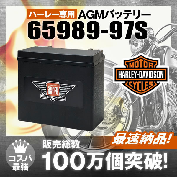 HOT，爆買い 同梱可能 安心の高品質 ハーレー ファットボーイ FLSTF 対応バッテリー 信頼のスーパーナット製 65989-97S 純正65989-97C互換(バッテリー)｜売買されたオークション情報、yahooの商品情報をアーカ バッテリー
