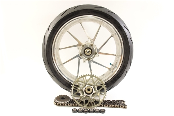 免税品 1円スタート：ZRX1200ダエグ[04社外GALESPEED TypeRリア