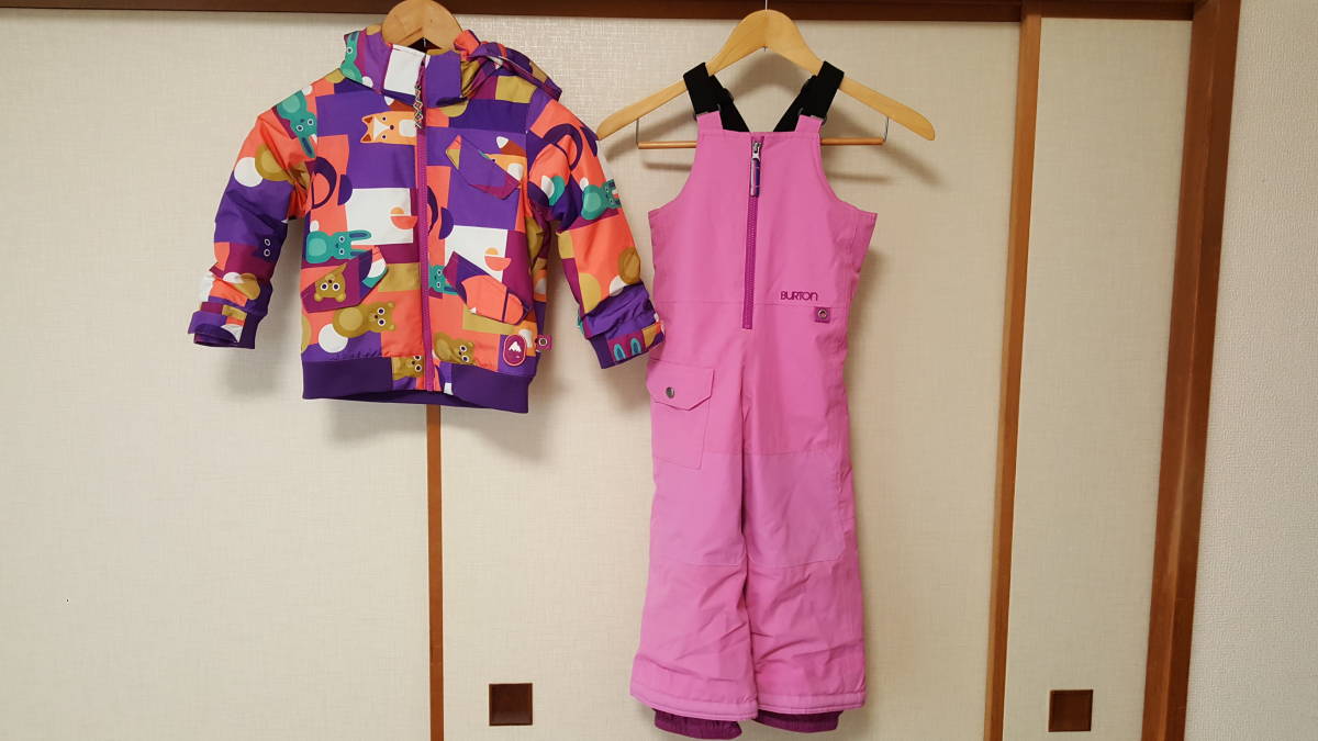 burton kids ウェアー 上下セット 女の子 used wear バートン サイズ