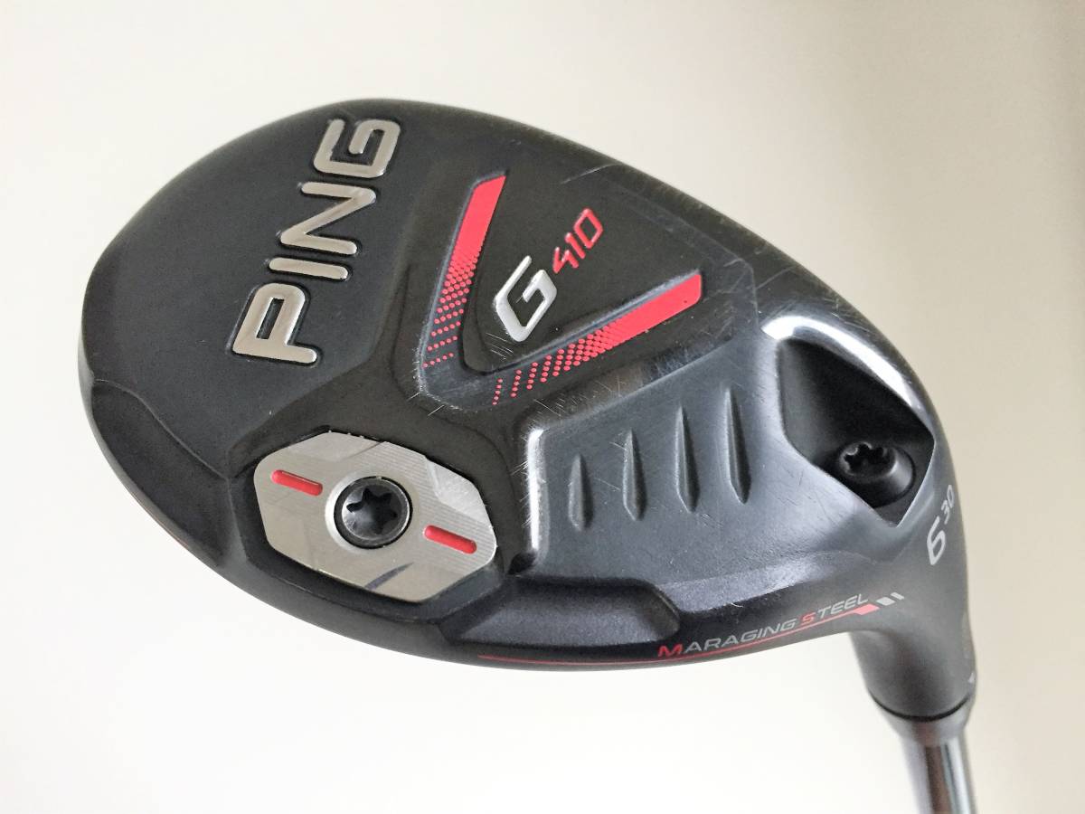 （希少）PING G410 6U（30度）ヘッドのみ ユーティリティ G410 30° PING - のみ ヘッド 6U U6 希少番手 ピン