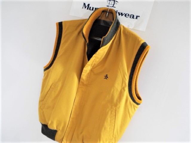 超激得，セール Munsingwear マンシングウェア / フルジップベスト リバーシブルベスト / サイズ３(マンシング)｜売買されたオークション情報、yahooの商品情報をアーカイブ公開 - オークファン ベスト