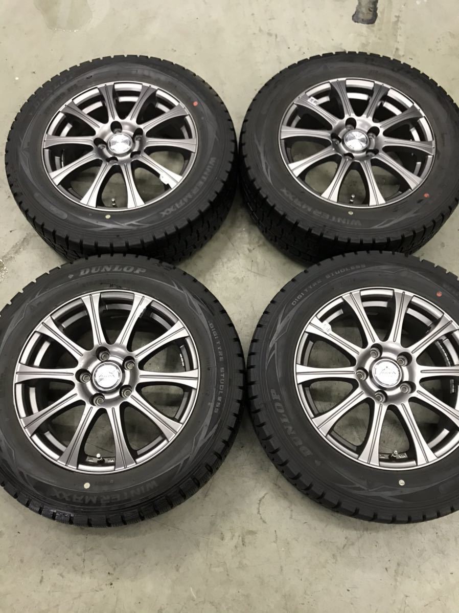 ☆中古☆ DUNLOP WINTER MAXX WM01【215/60 R16 95Q】9分 2016年製 4本
