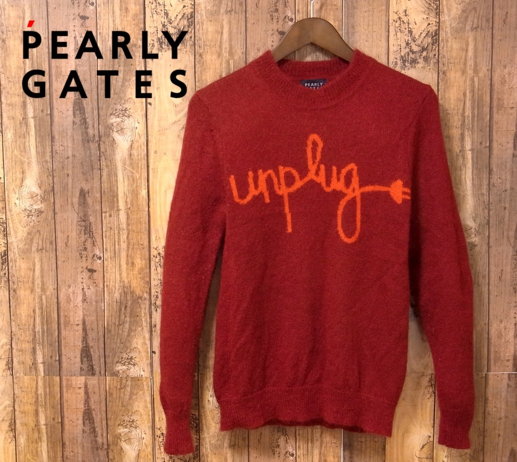 人気，最新作 4 PEARLY GATES パーリーゲイツ モヘヤ入り ウール ニット モヘヤ混(セーター)｜売買されたオークション情報、yahooの商品情報をアーカイブ公開 - オークファン セーター