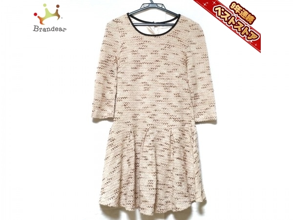 レストローズ L Est Rose サイズ2 M ピンク ボルドー レディース Amie ワンピース ワンピース 売買されたオークション情報 Yahooの商品情報をアーカイブ公開 オークファン Aucfan Com