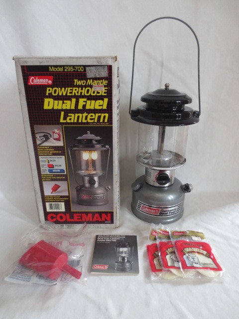 コールマン パワーハウス unleaded 295 ツーマントルガソリンランタン コールマン パワーハウス unleaded 295 ツーマントルガソリンランタン